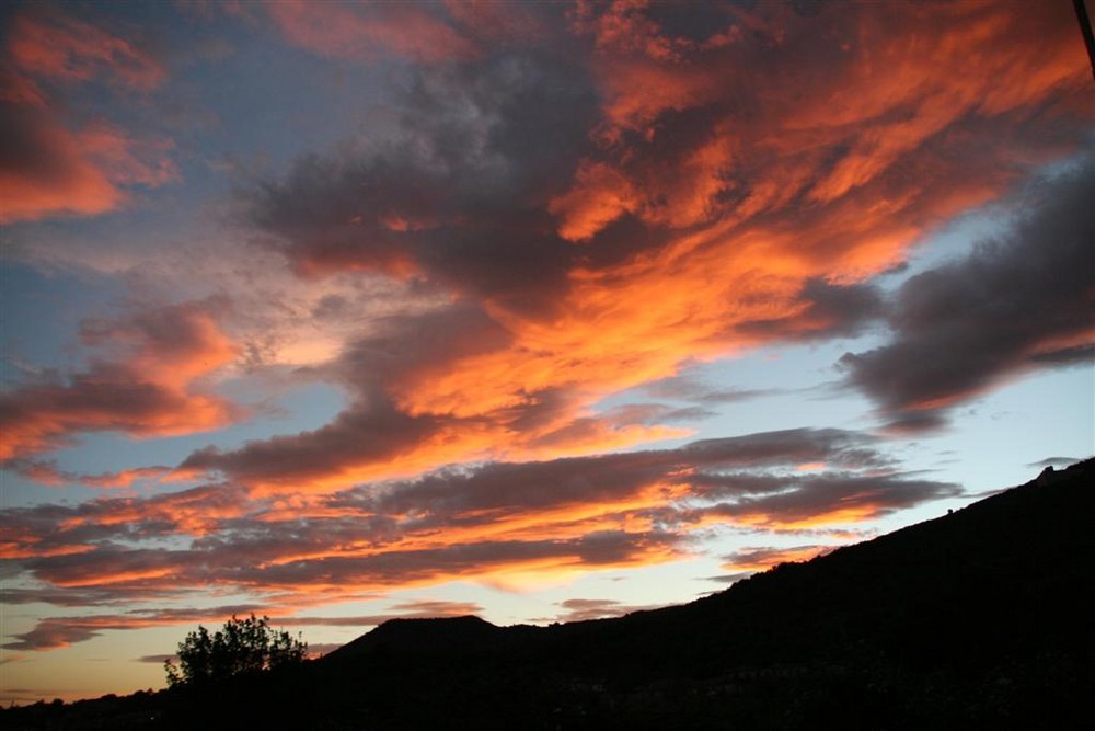 Sonnenuntergang in Zaffarena Etnea