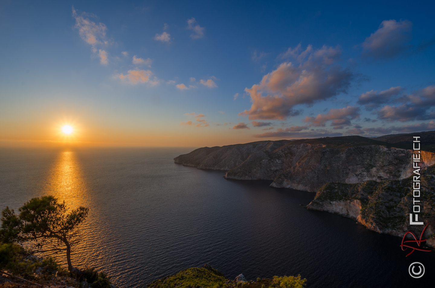 Sonnenuntergang in Zakynthos