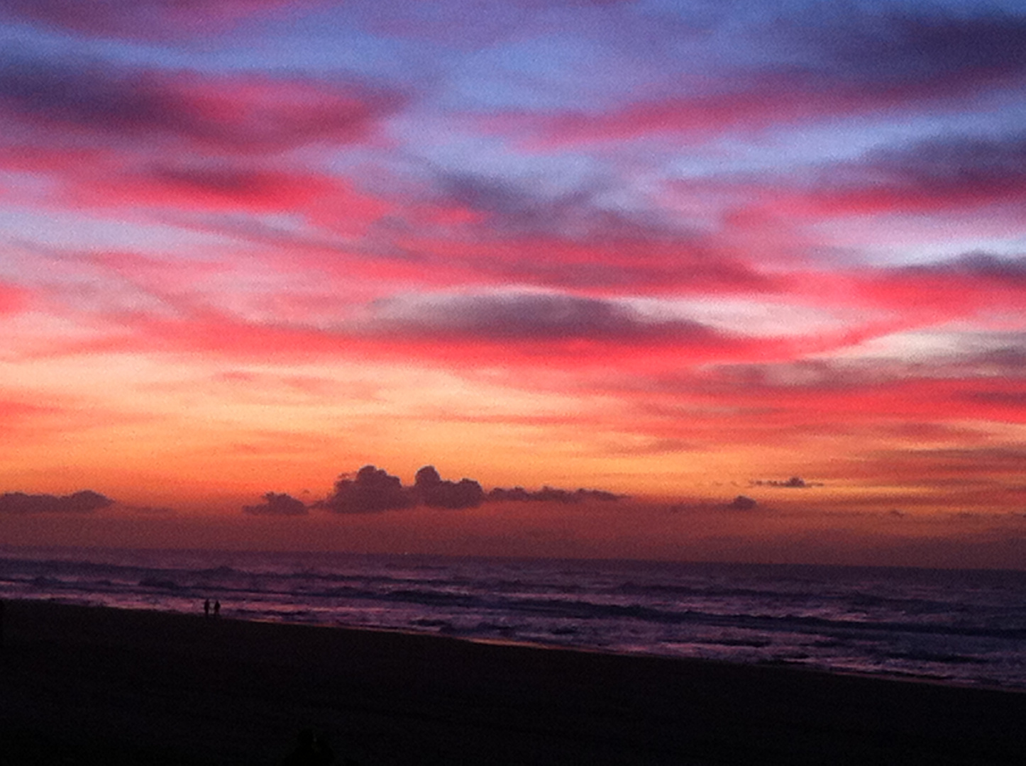 Sonnenuntergang in Zandvoort