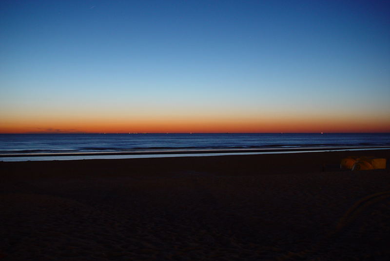 Sonnenuntergang in Zandvoort