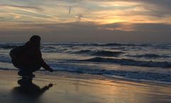 Sonnenuntergang in Zandvoort