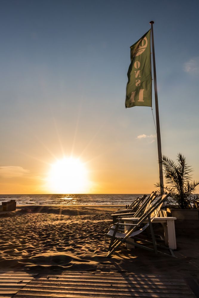 Sonnenuntergang in Zandvoort