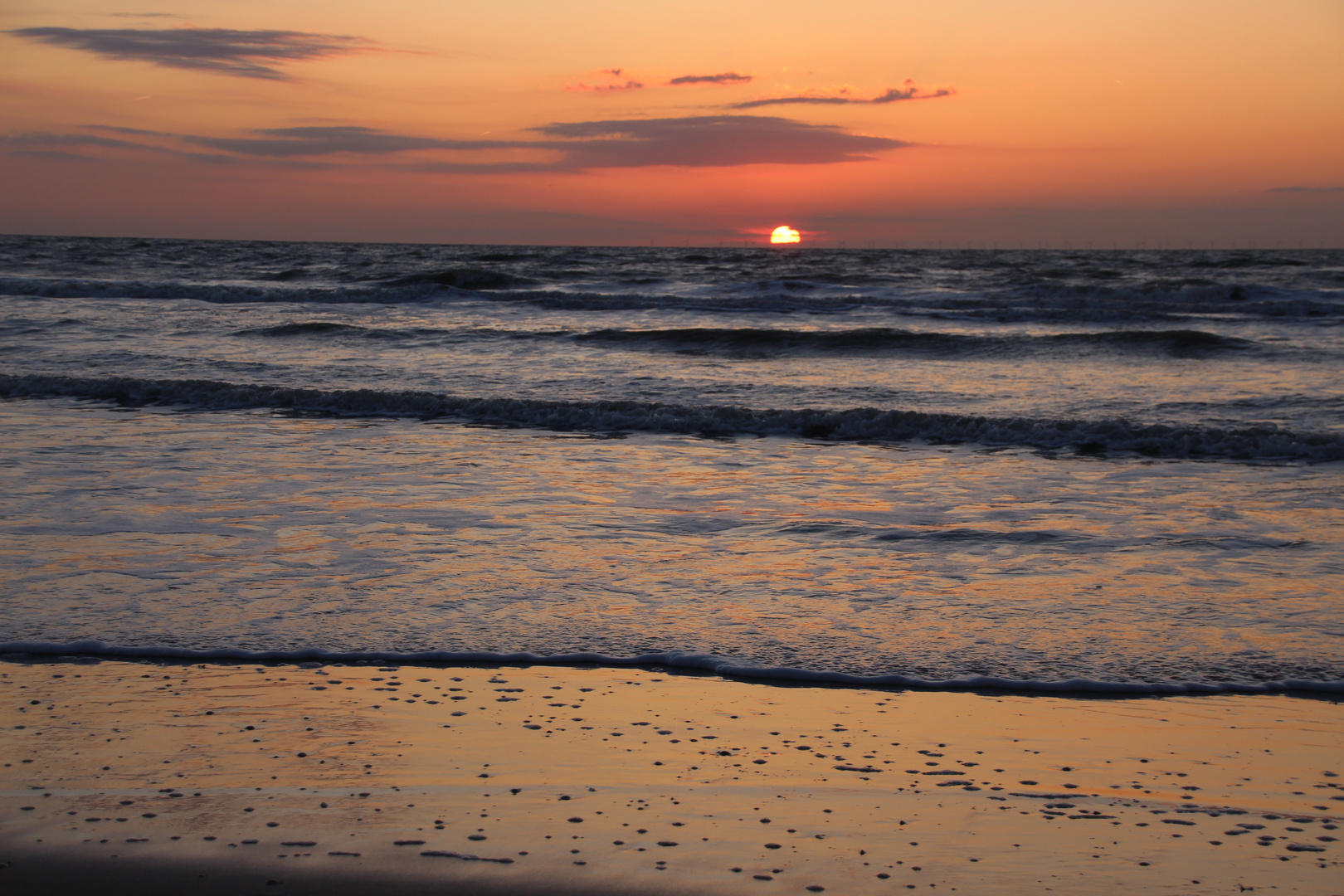 Sonnenuntergang in Zandvoort