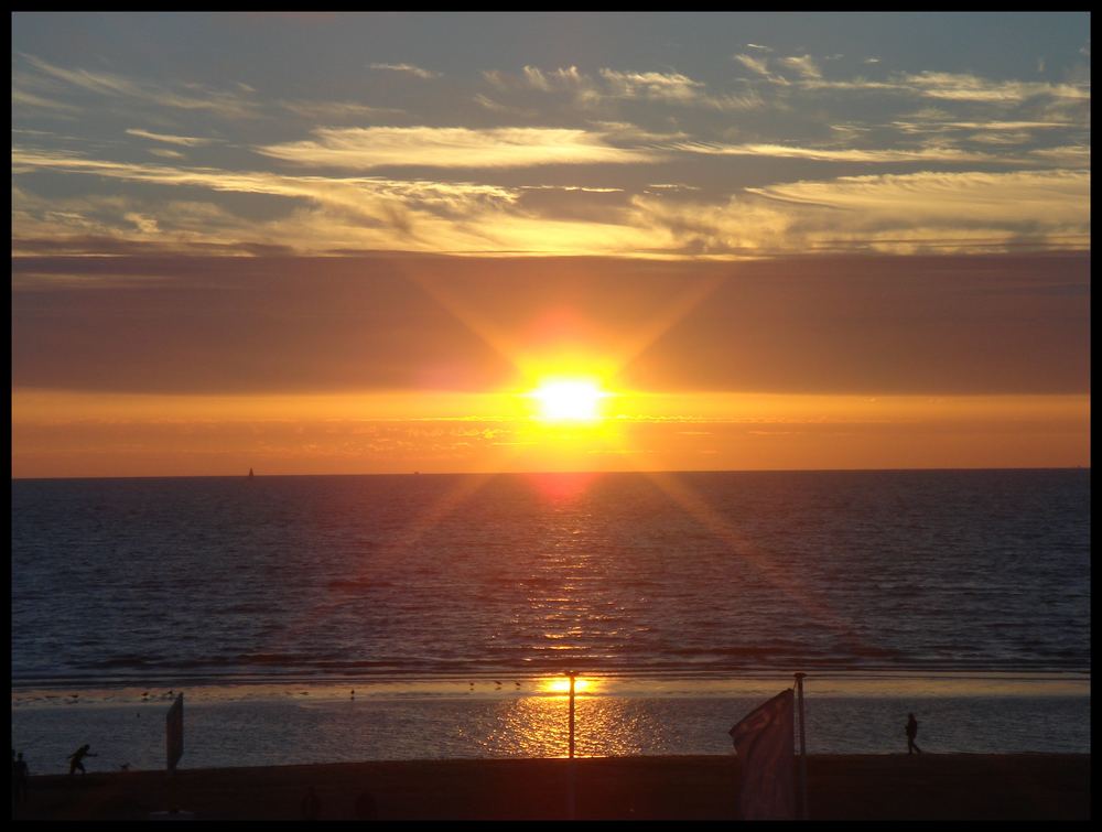 Sonnenuntergang in Zandvoort