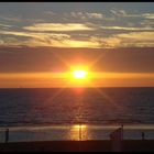 Sonnenuntergang in Zandvoort