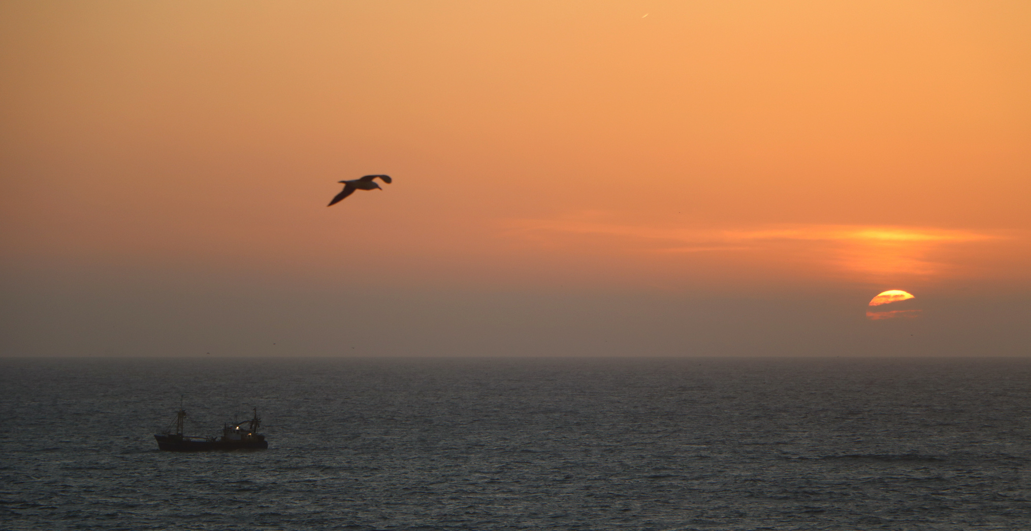 Sonnenuntergang in Zandvoort /  Holland