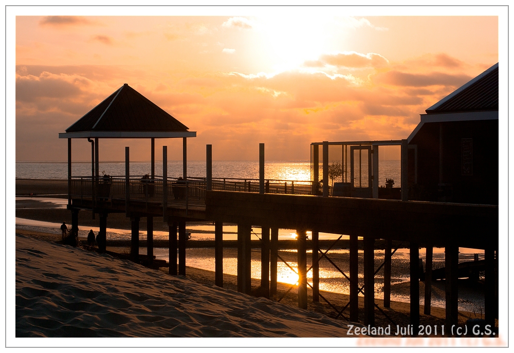 Sonnenuntergang in Zeeland