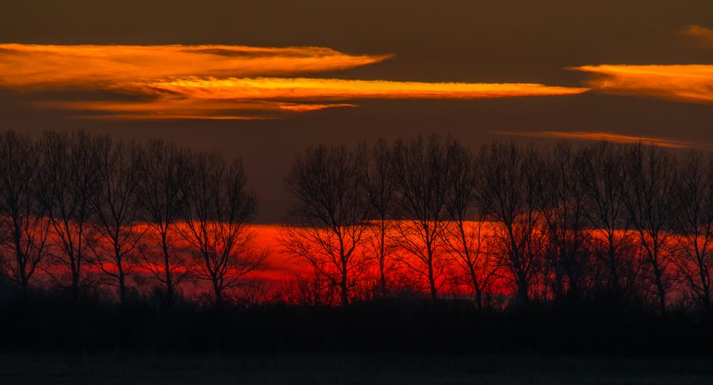 Sonnenuntergang in Zeeland (NL)