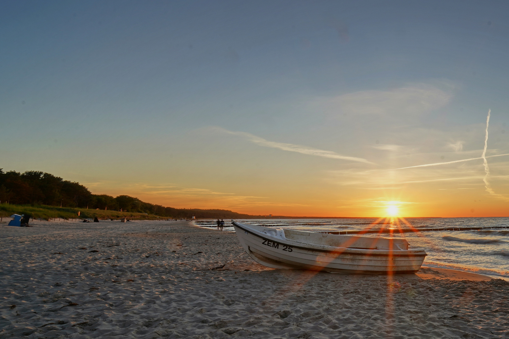 Sonnenuntergang in Zempin