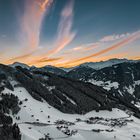 Sonnenuntergang in Zillertal