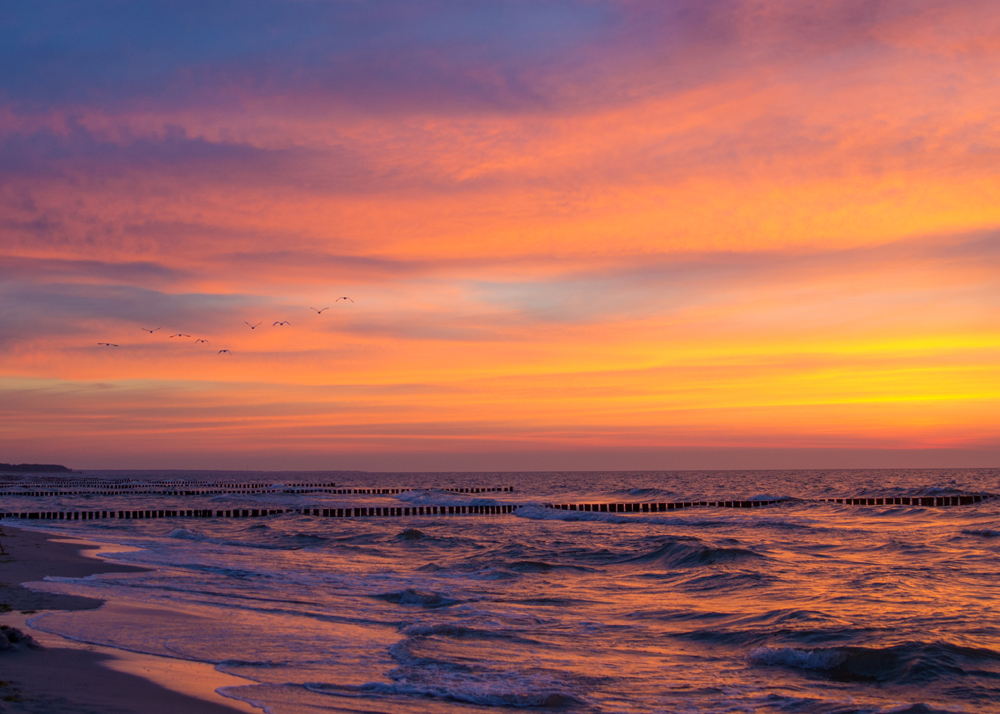 Sonnenuntergang in Zingst