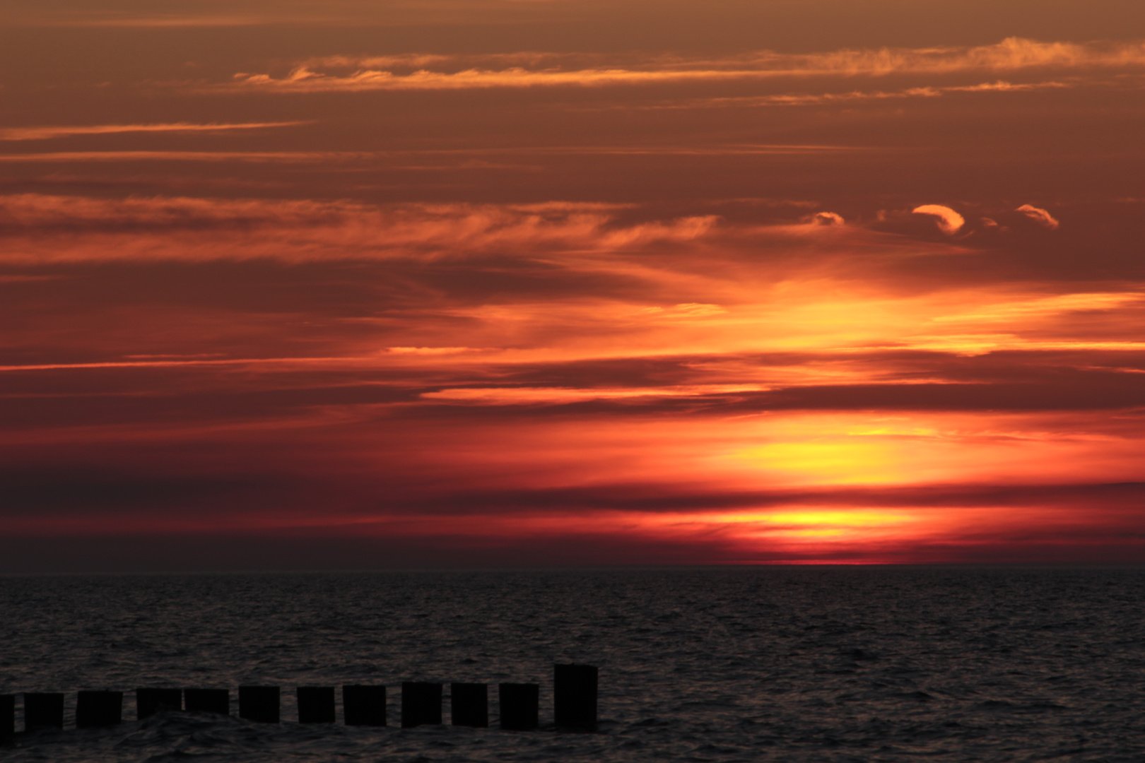 Sonnenuntergang in Zingst