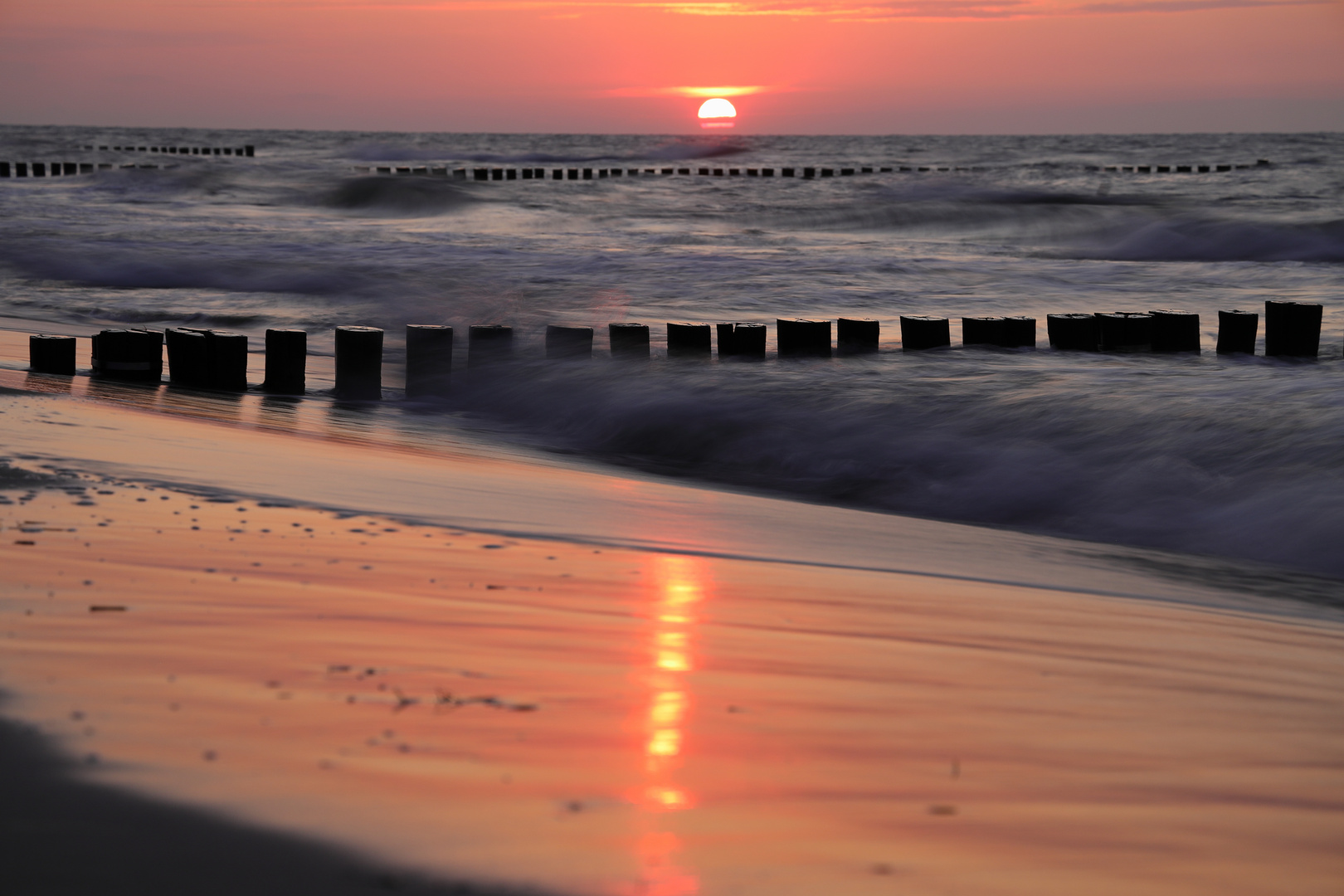 Sonnenuntergang in Zingst