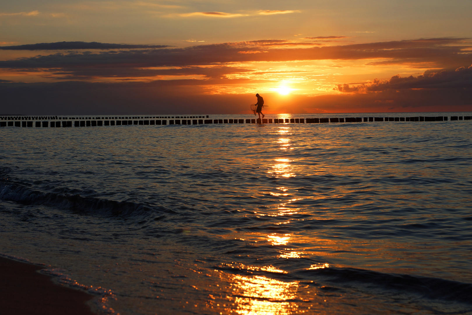 Sonnenuntergang in Zingst