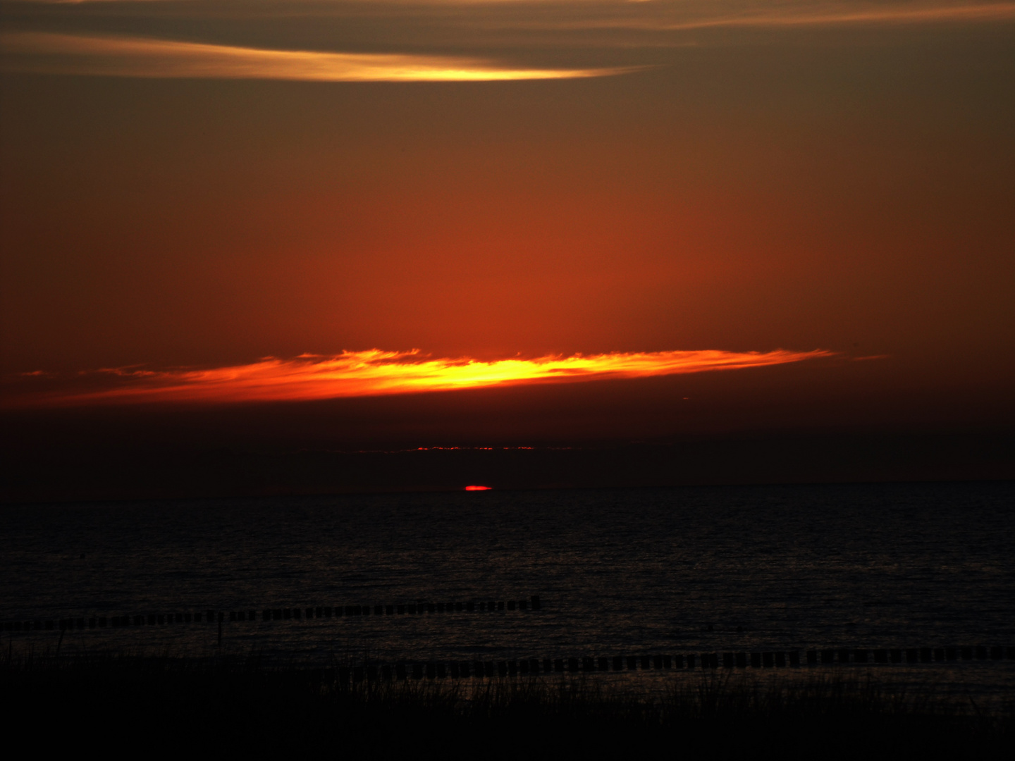 Sonnenuntergang in Zingst