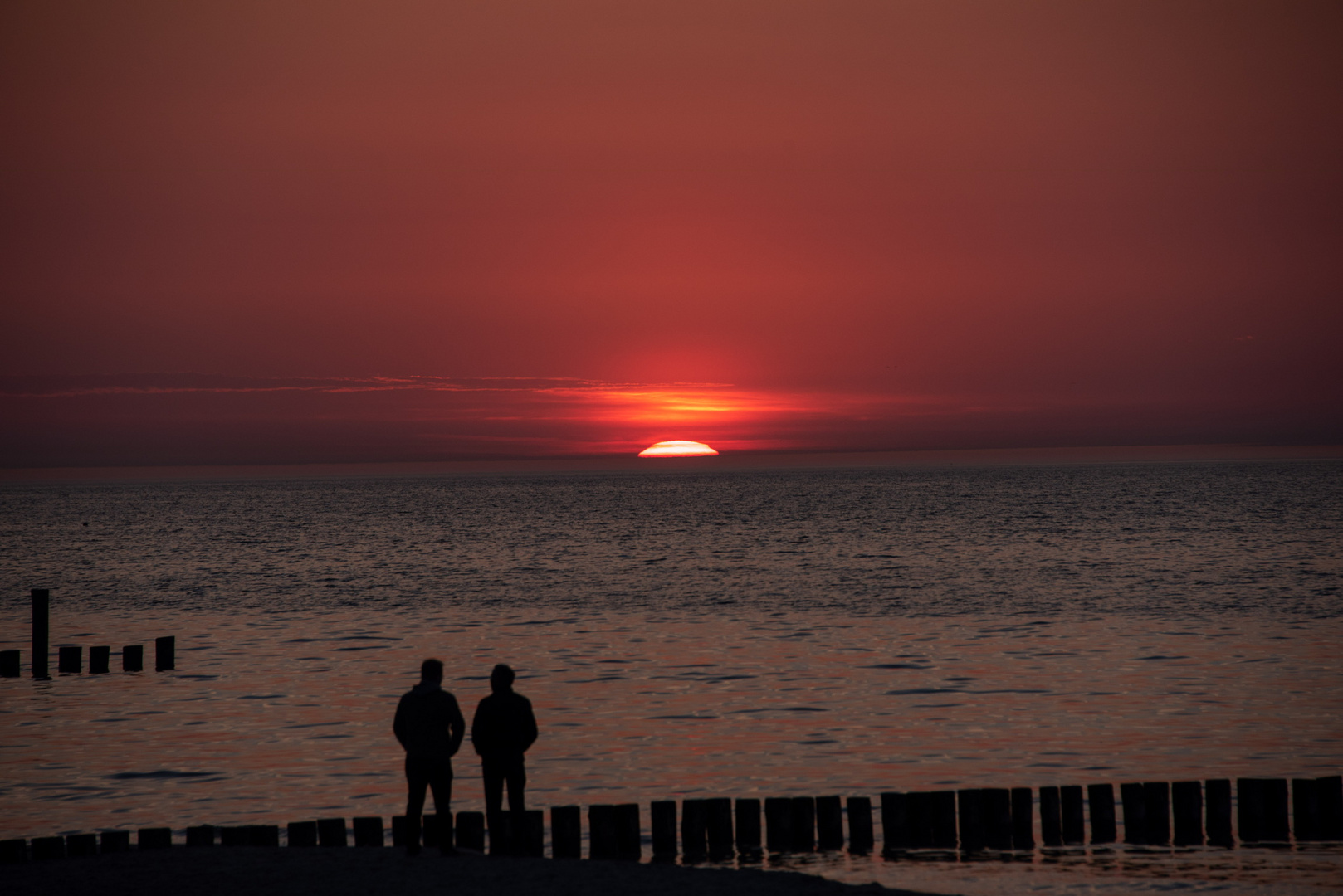 Sonnenuntergang in Zingst