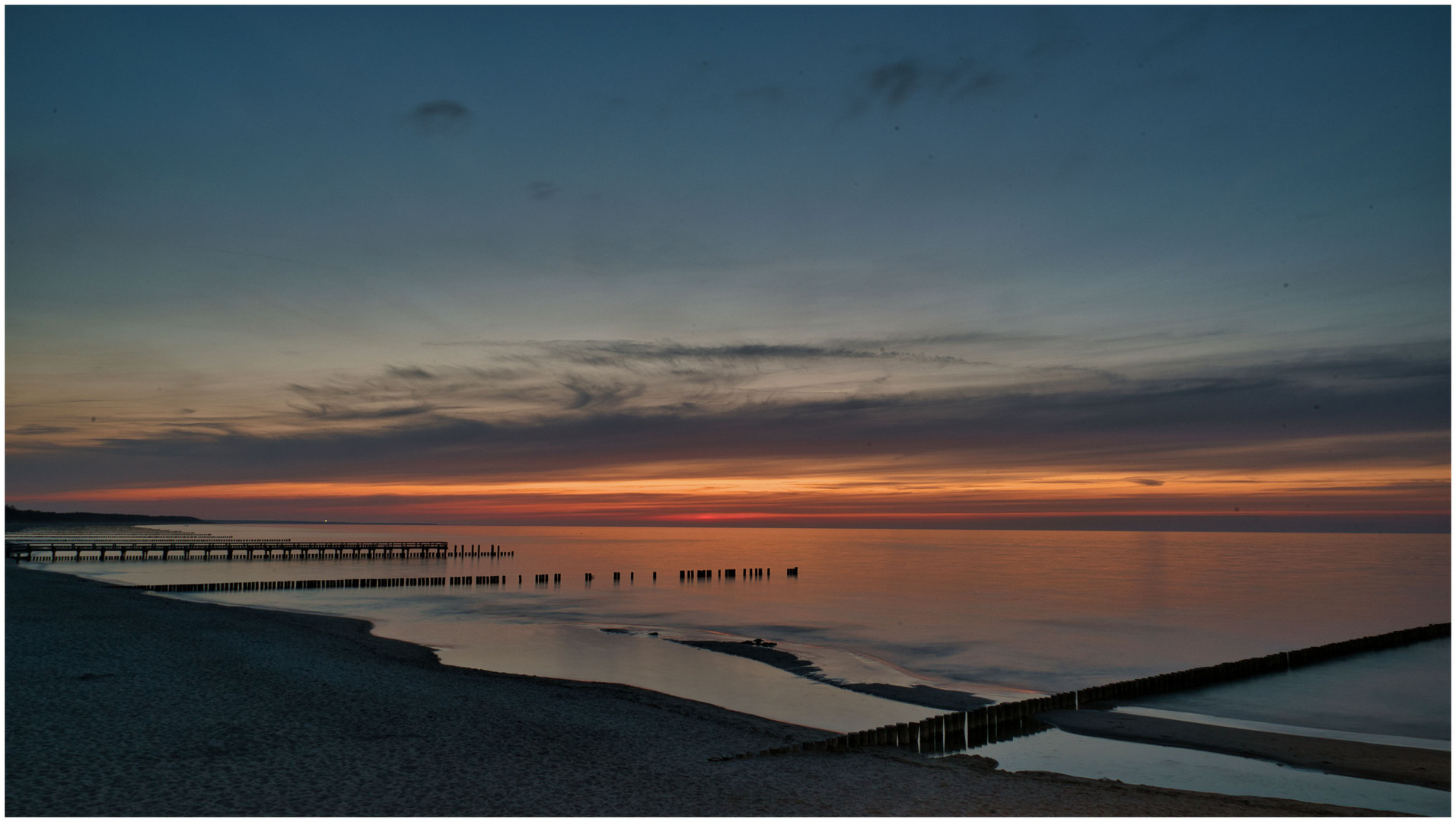 Sonnenuntergang in Zingst