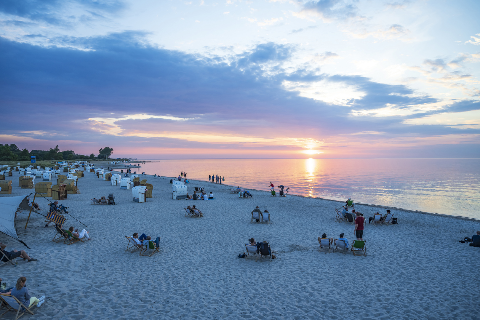 Sonnenuntergang in Zingst