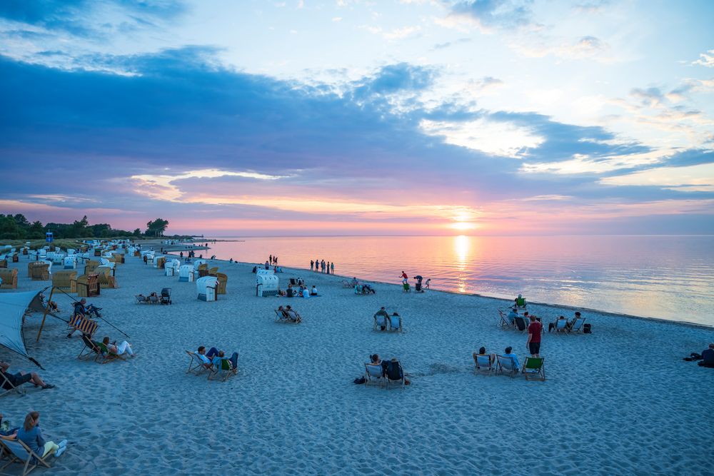 Sonnenuntergang in Zingst