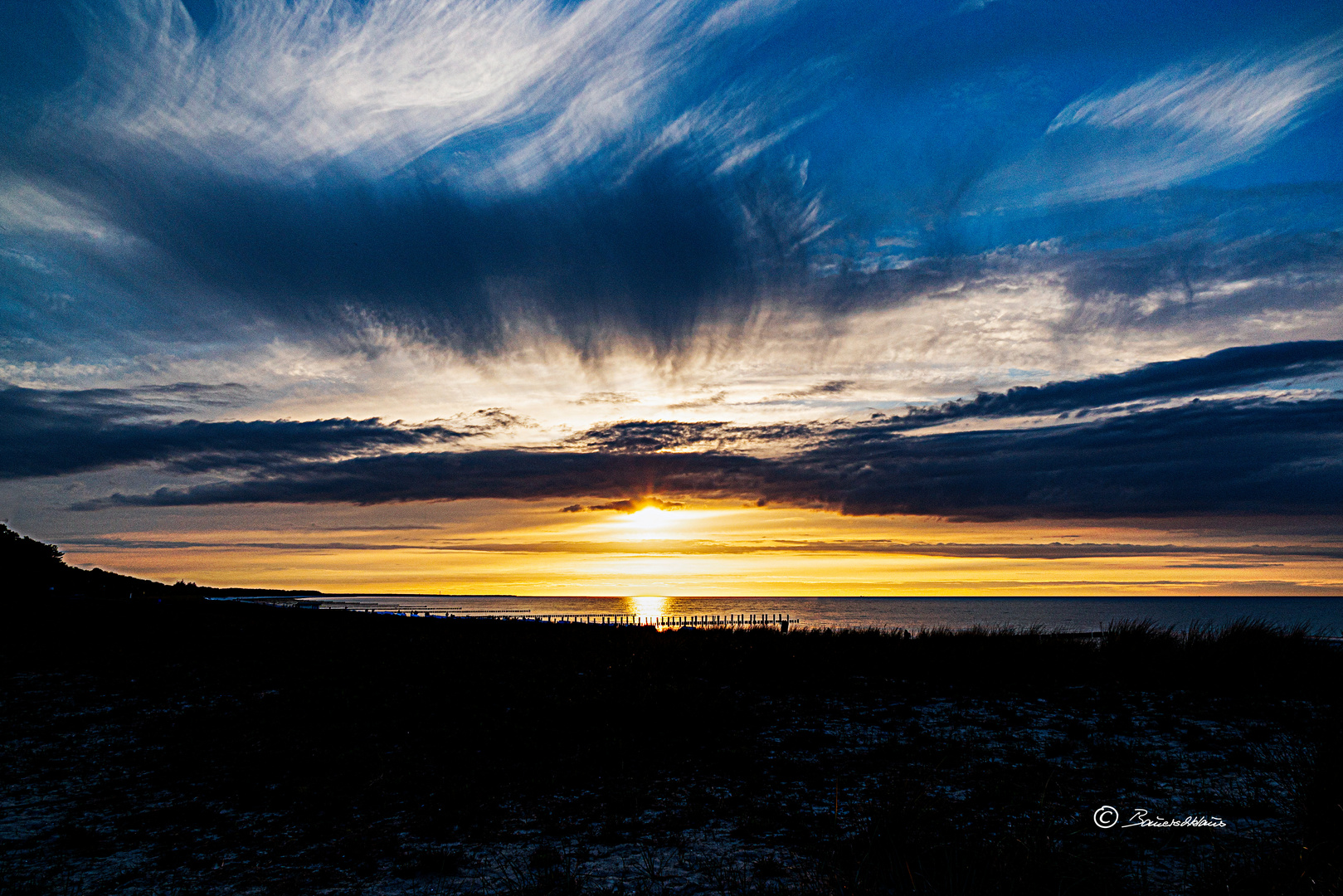 Sonnenuntergang in Zingst_Darß.