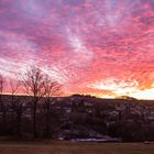 Sonnenuntergang in Zöblitz