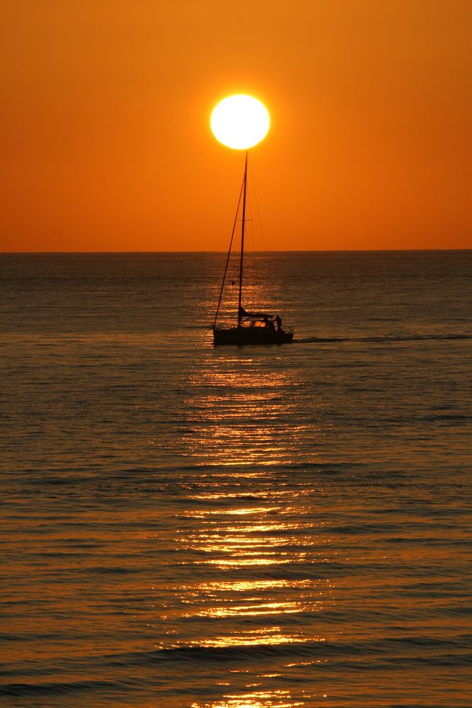 Sonnenuntergang in Zoutelande