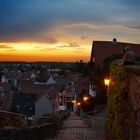 Sonnenuntergang in Zwingenberg