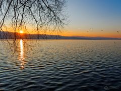 Sonnenuntergang ins Wochenende