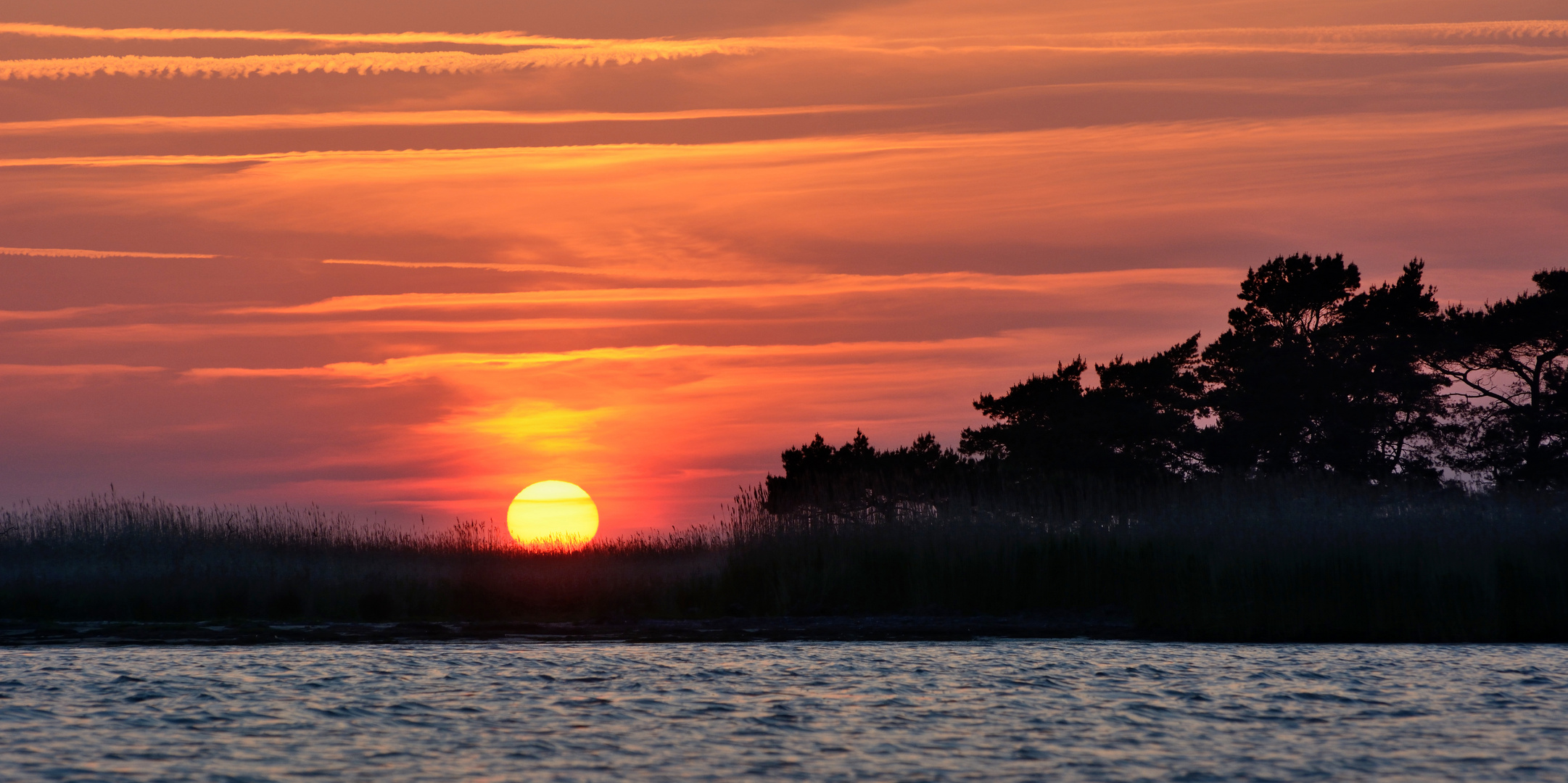 Sonnenuntergang Insel Bock