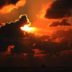 Sonnenuntergang Insel Borkum 2018