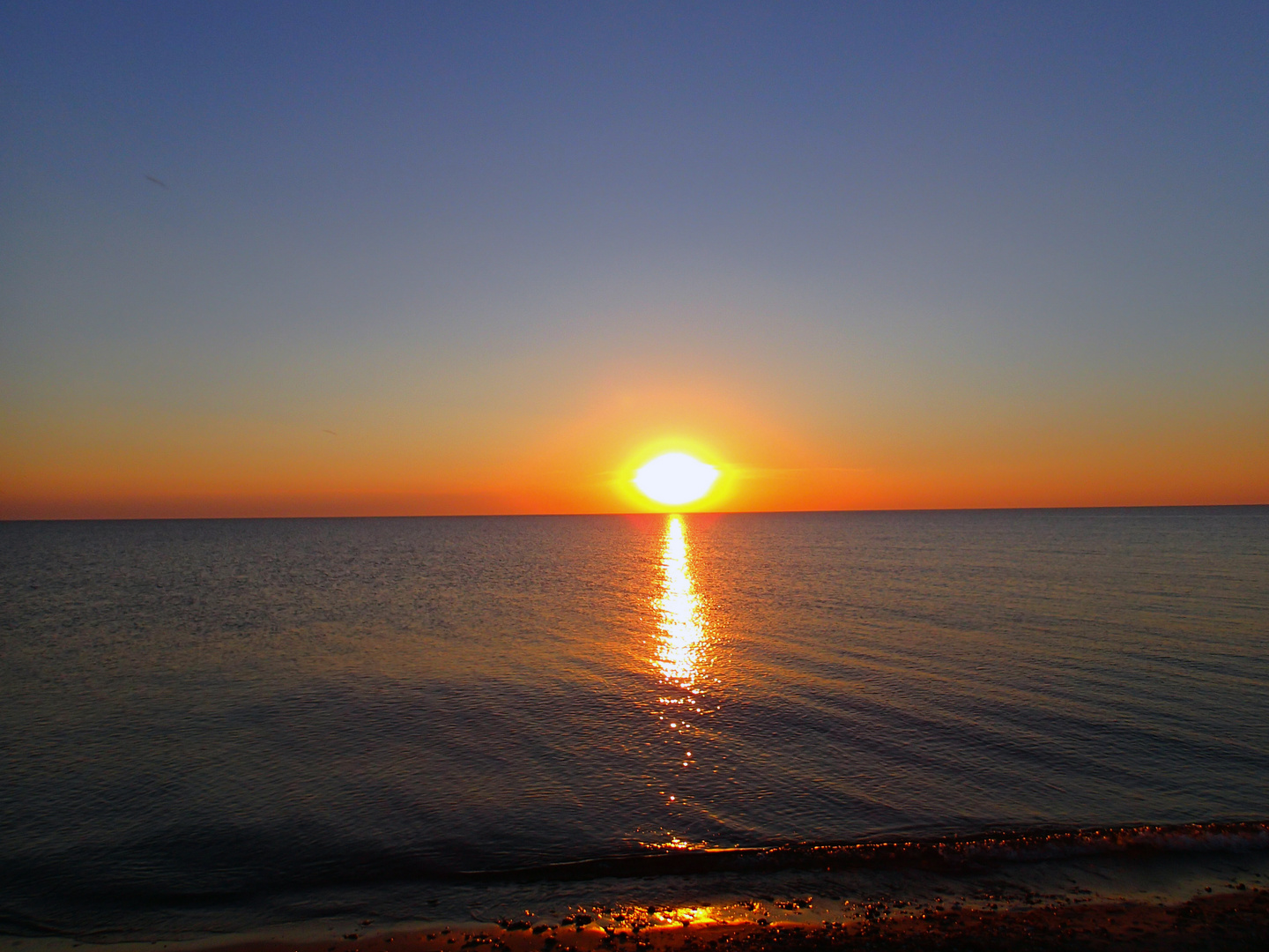 Sonnenuntergang Insel Fehmarn