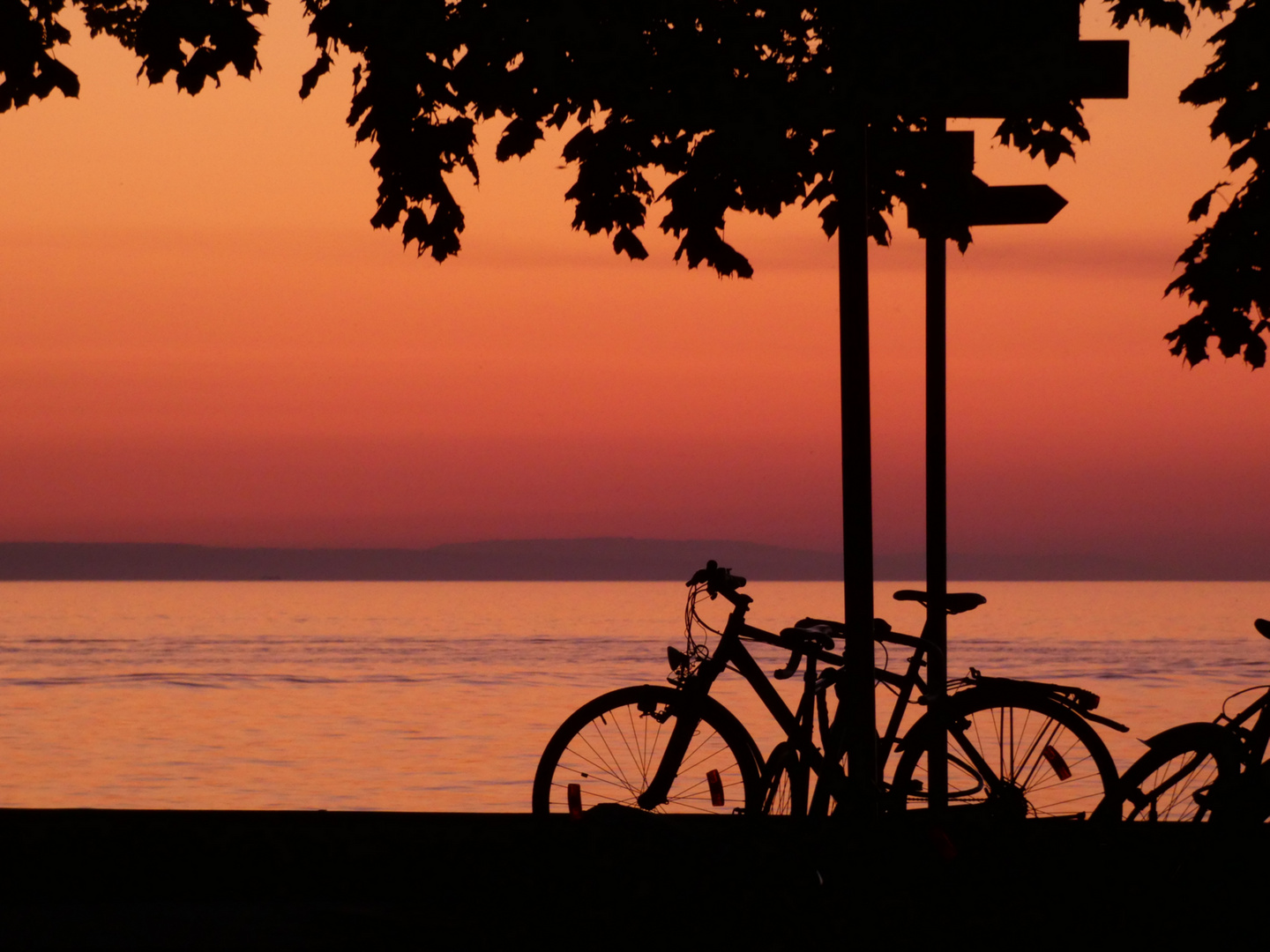 Sonnenuntergang Insel Lindau