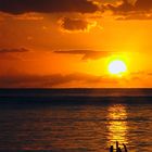 Sonnenuntergang Insel, Mauritius