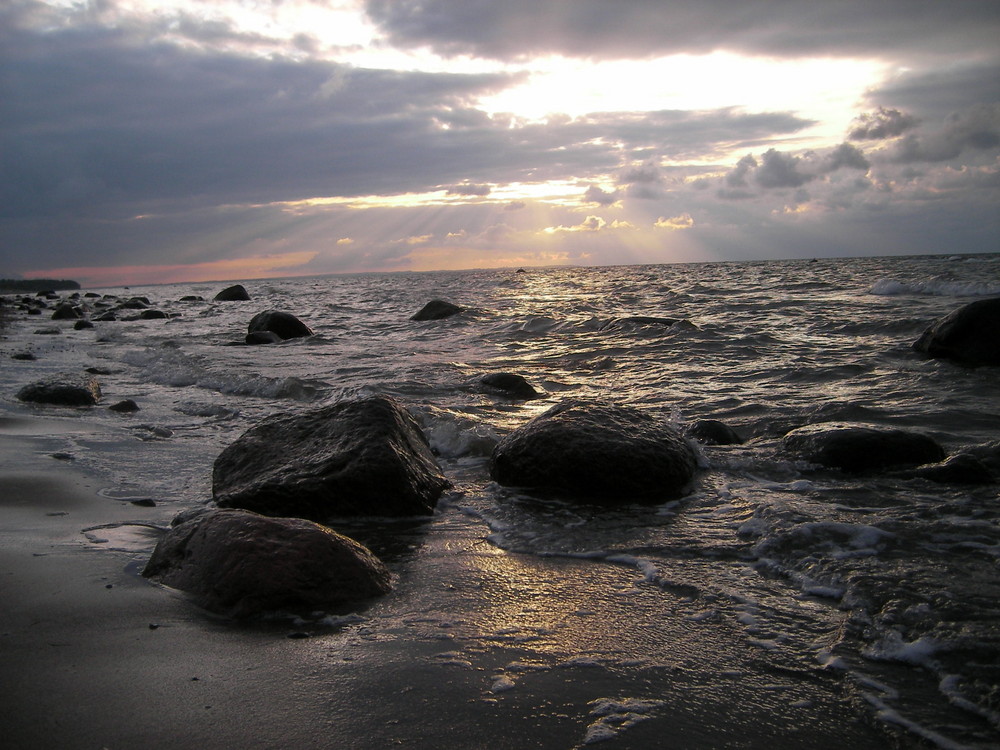 Sonnenuntergang Insel Poel Sept. 2008