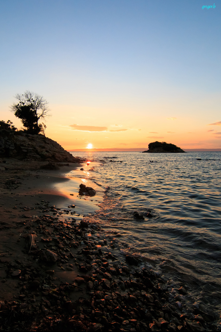 Sonnenuntergang -Insel Rab