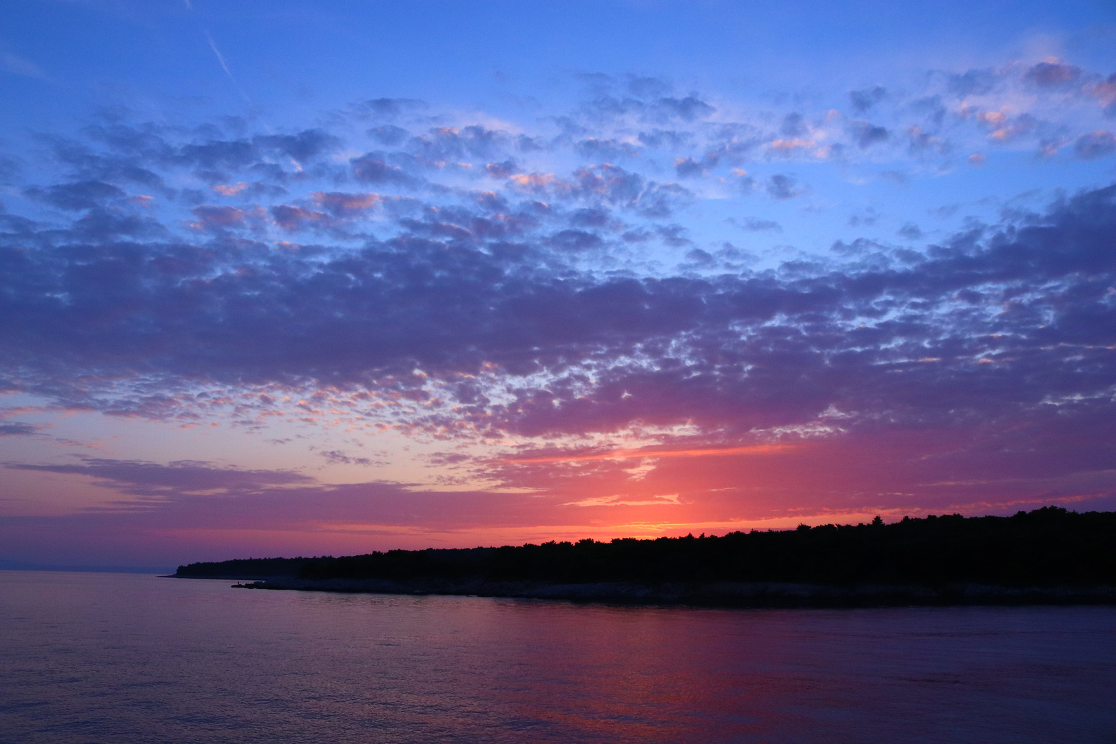 Sonnenuntergang Insel Rab