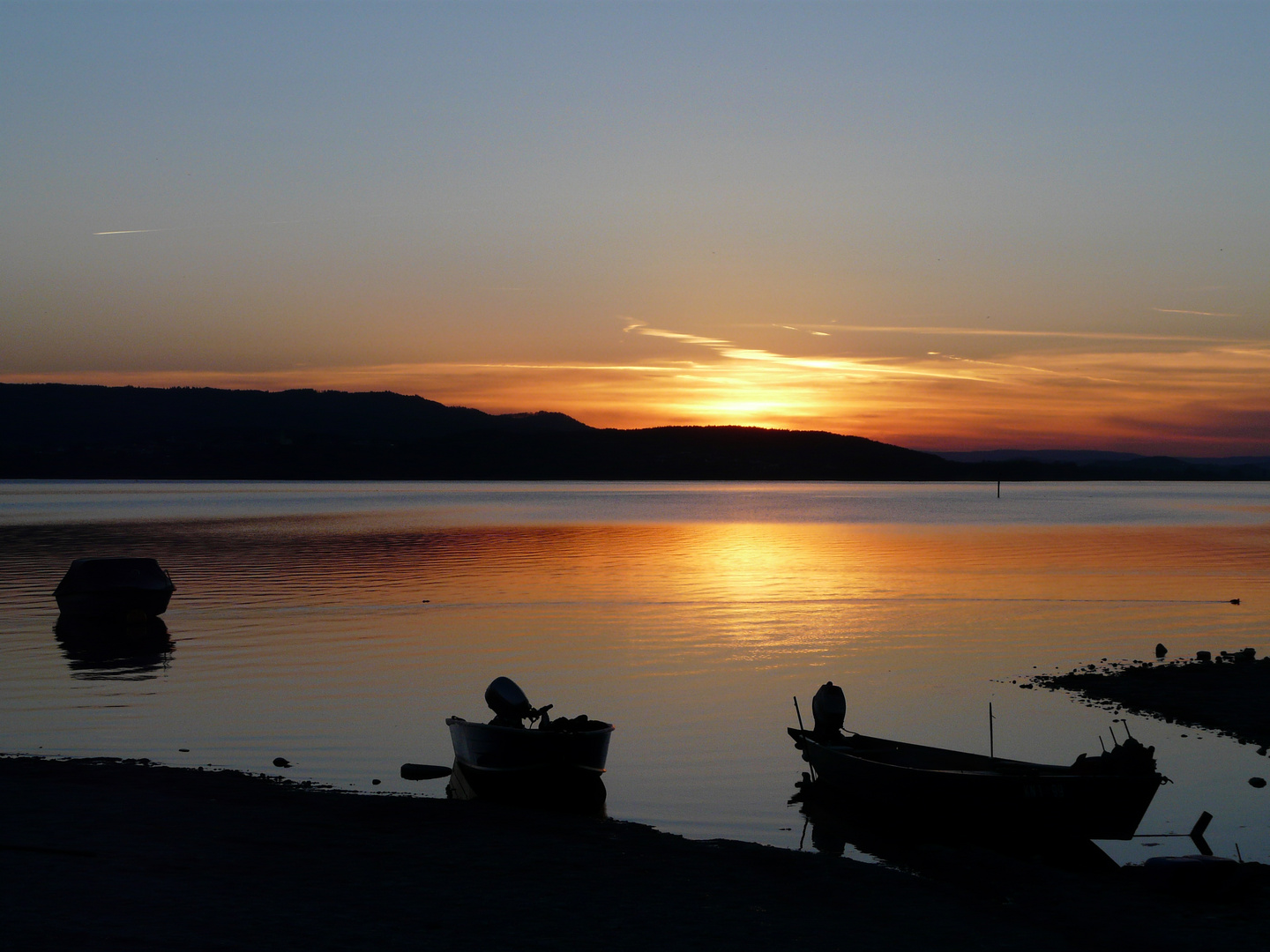 Sonnenuntergang - Insel Reichenau