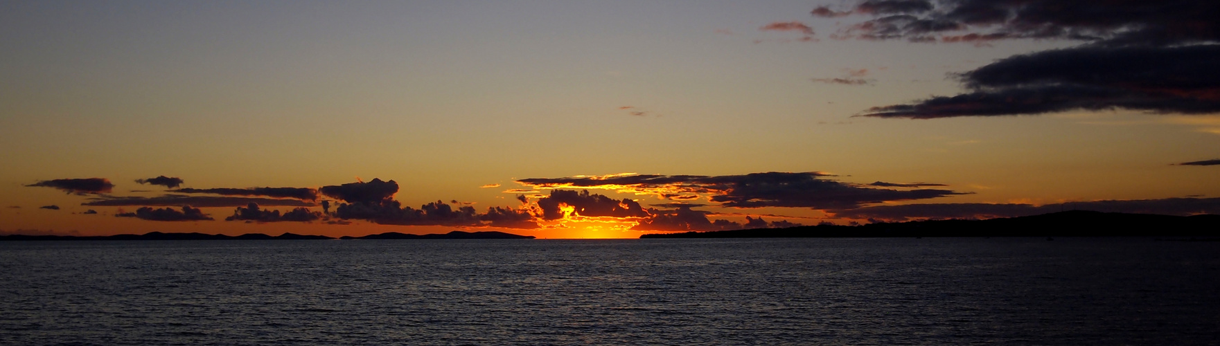 Sonnenuntergang Insel Vir