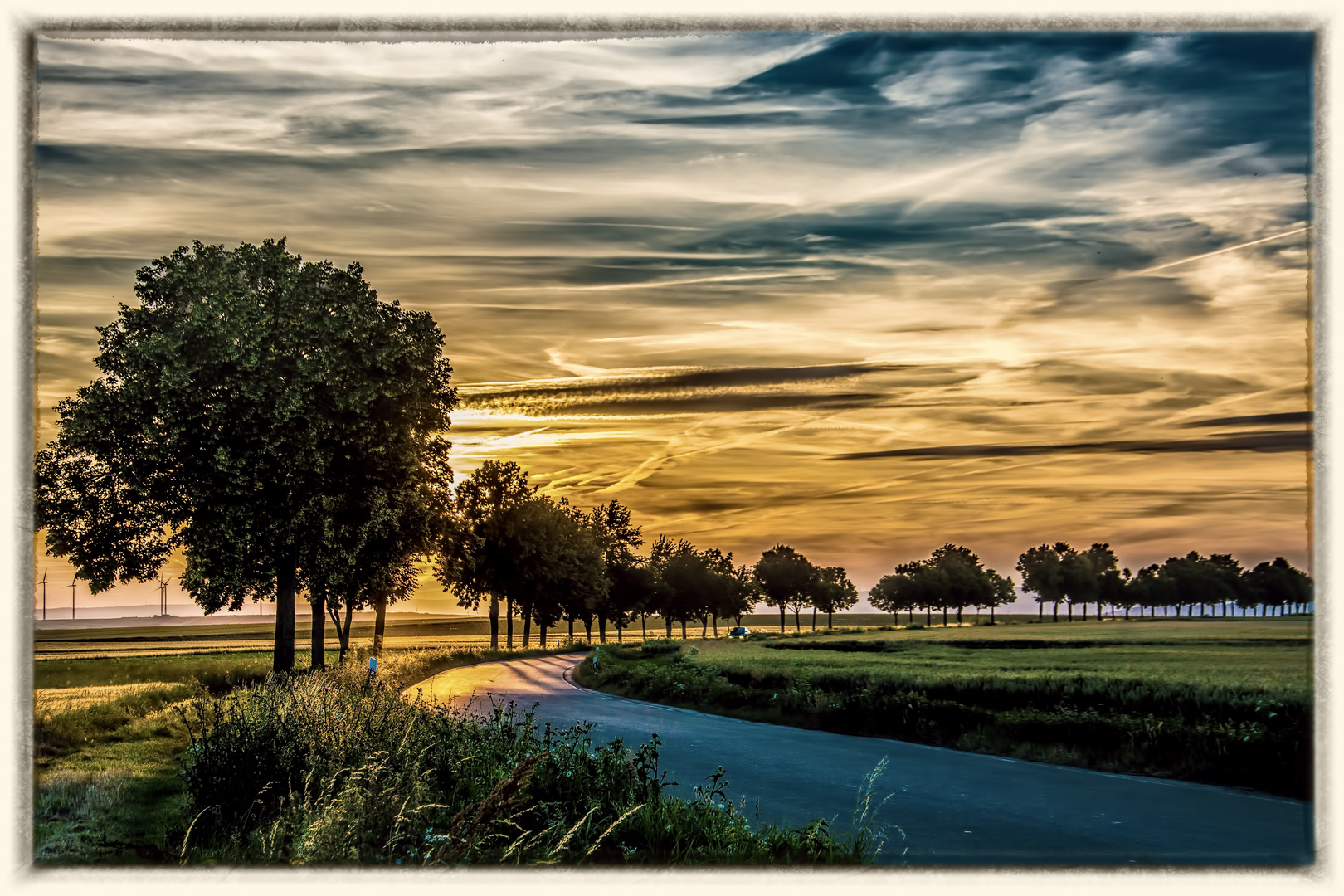 sonnenuntergang irgendwo in Rheinland-Pfalz