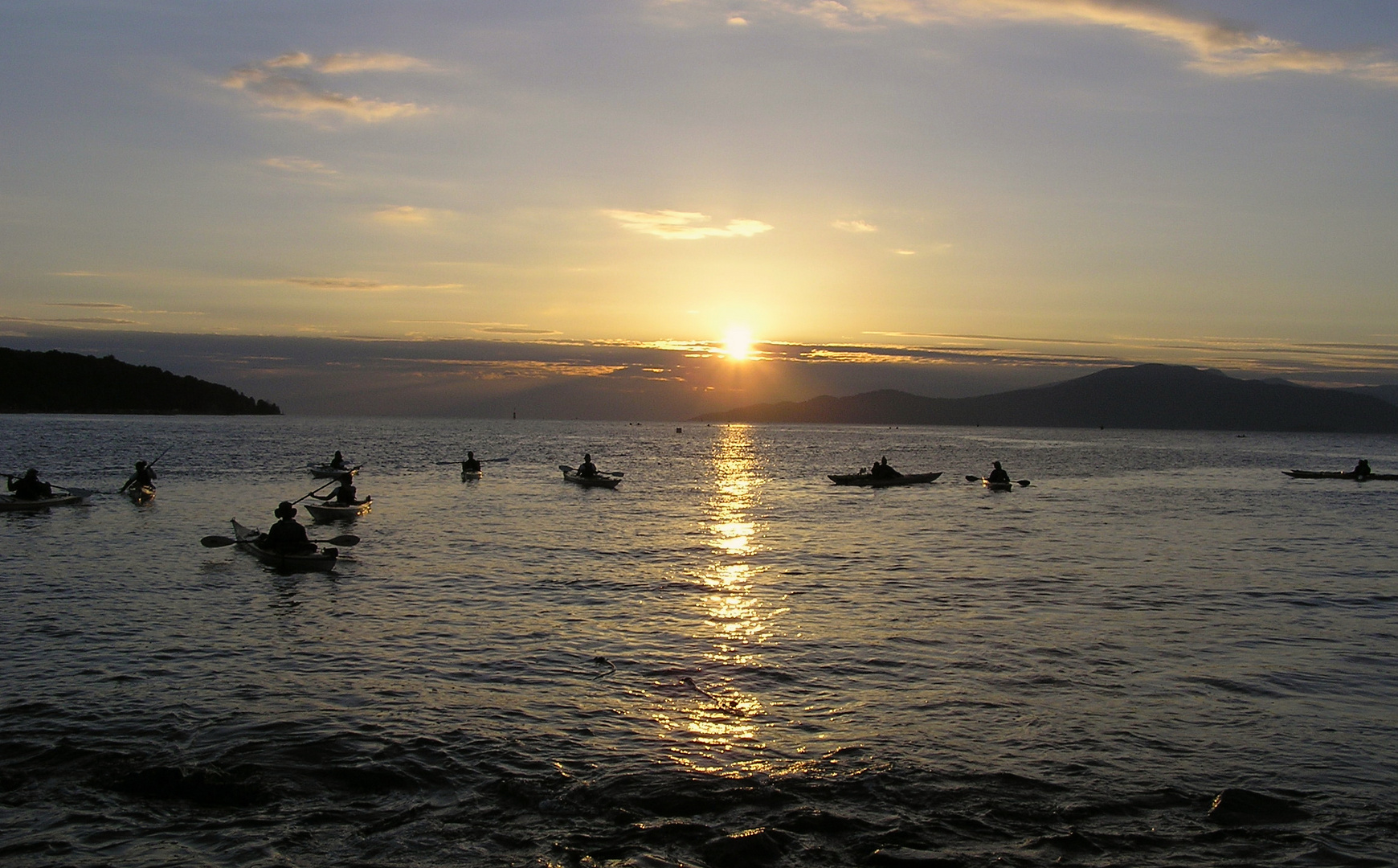 Sonnenuntergang Jericho Beach, BC