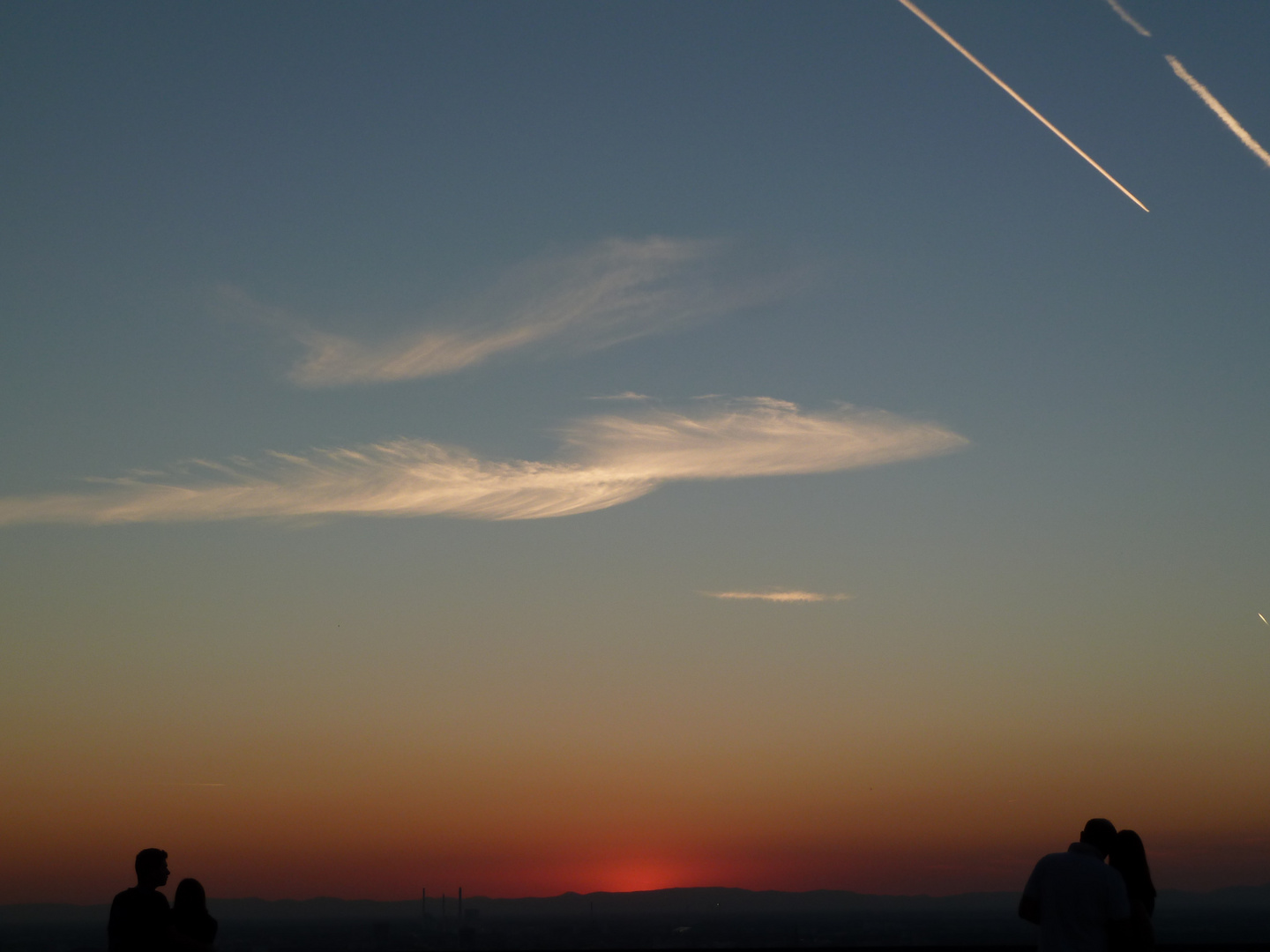 sonnenuntergang karlsruhe