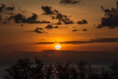 Sonnenuntergang Karon Beach