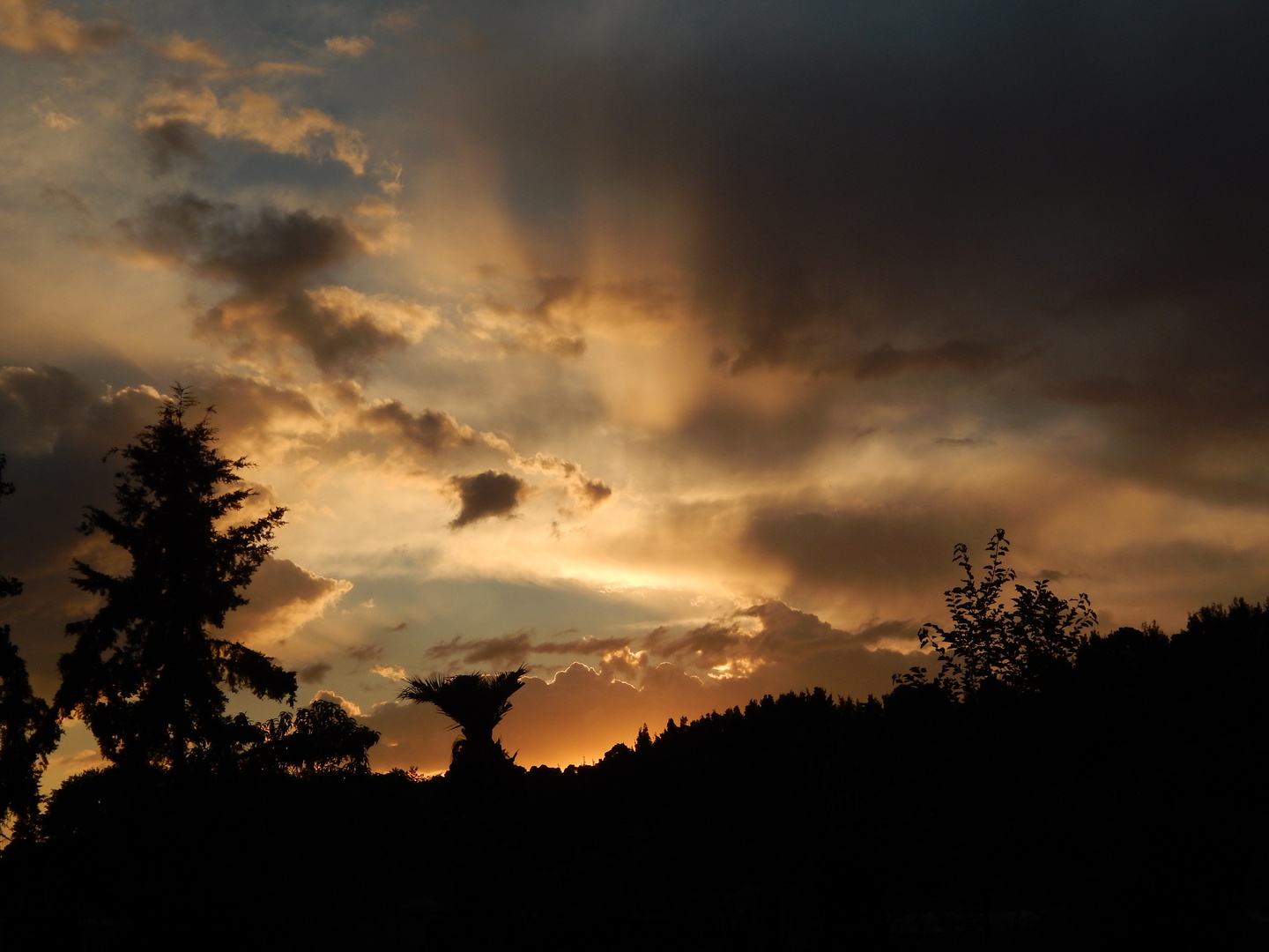 Sonnenuntergang Kassandra, Griechenland