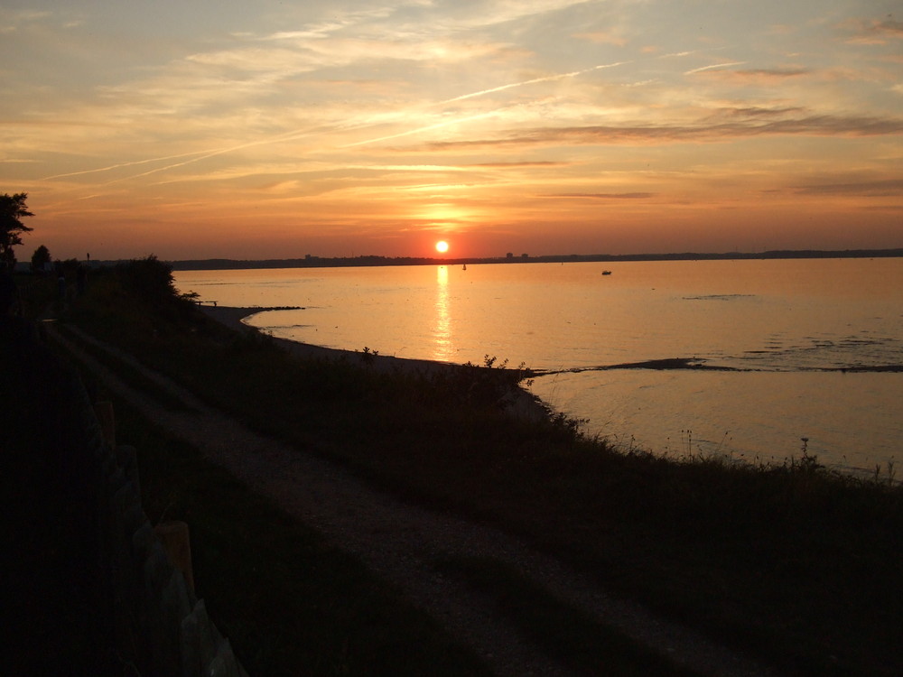 Sonnenuntergang Kieler Förde