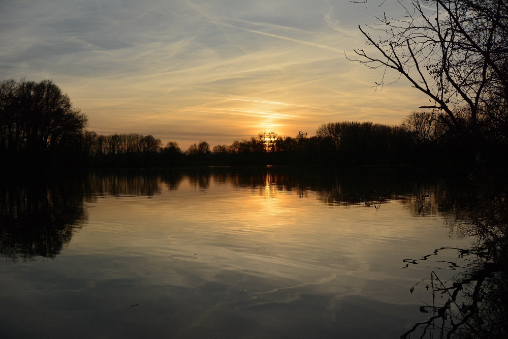 Sonnenuntergang - Kiessee Göttingen 02