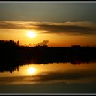 Sonnenuntergang Kieswerk (Traumhaft)