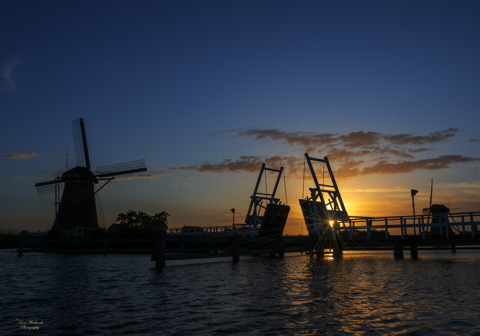 Sonnenuntergang Kinderdijk