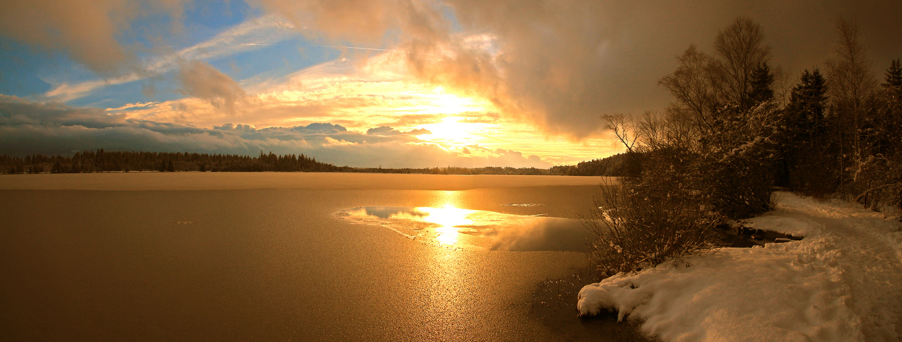 Sonnenuntergang Kirchsee