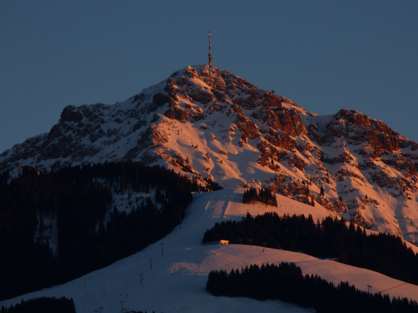 Sonnenuntergang Kitzbüheler Horn