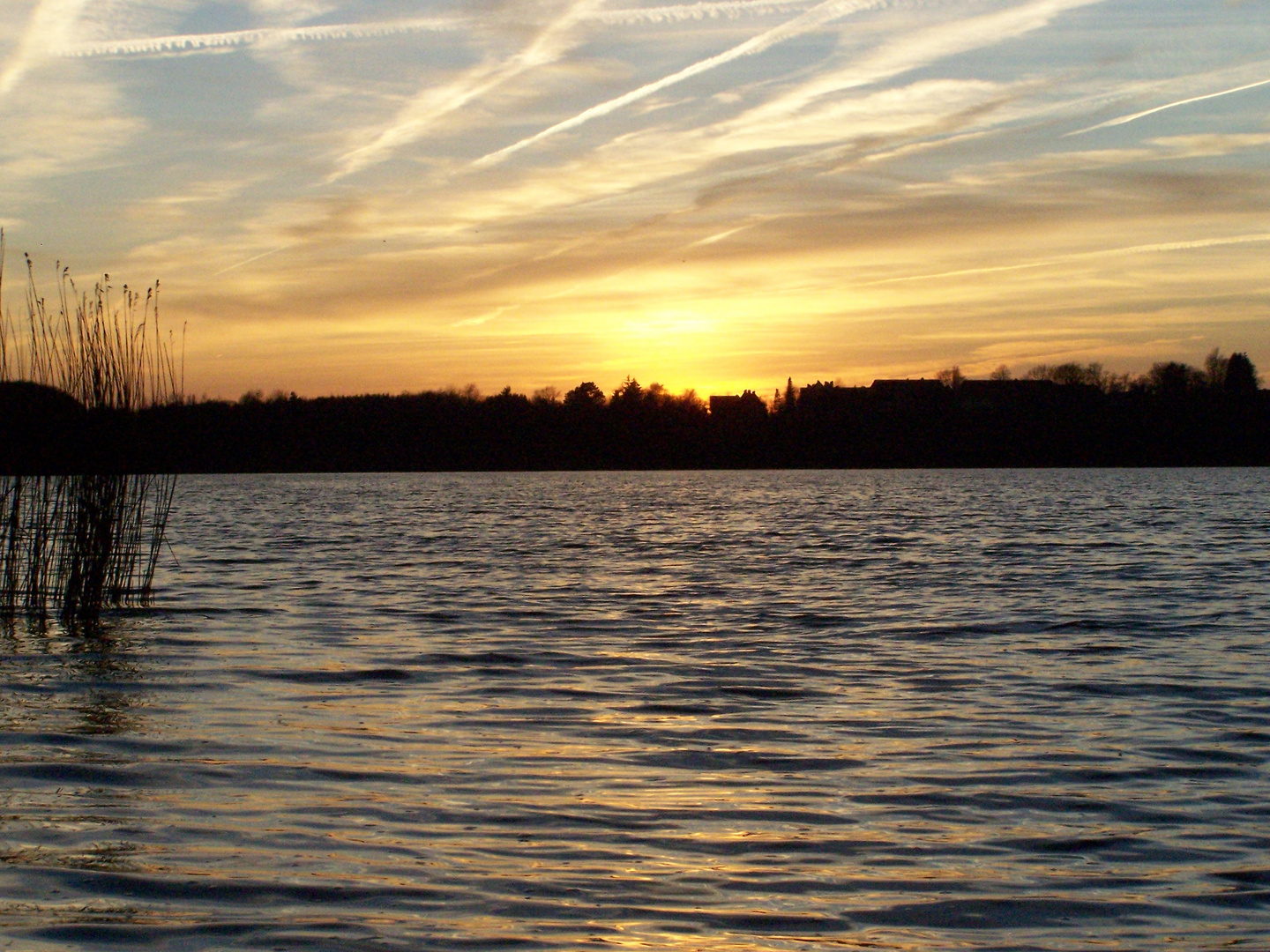 Sonnenuntergang kleiner Eutiner See